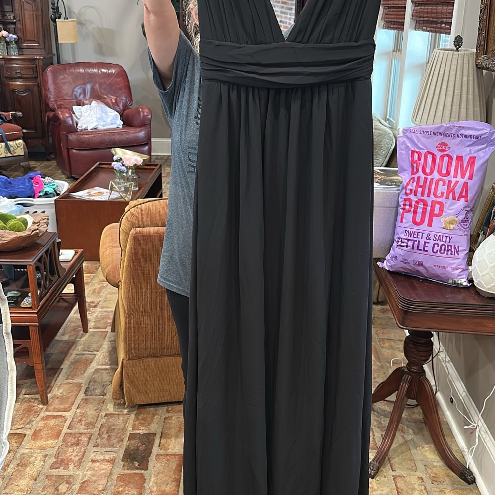 Lulu's Black Maxi Dress